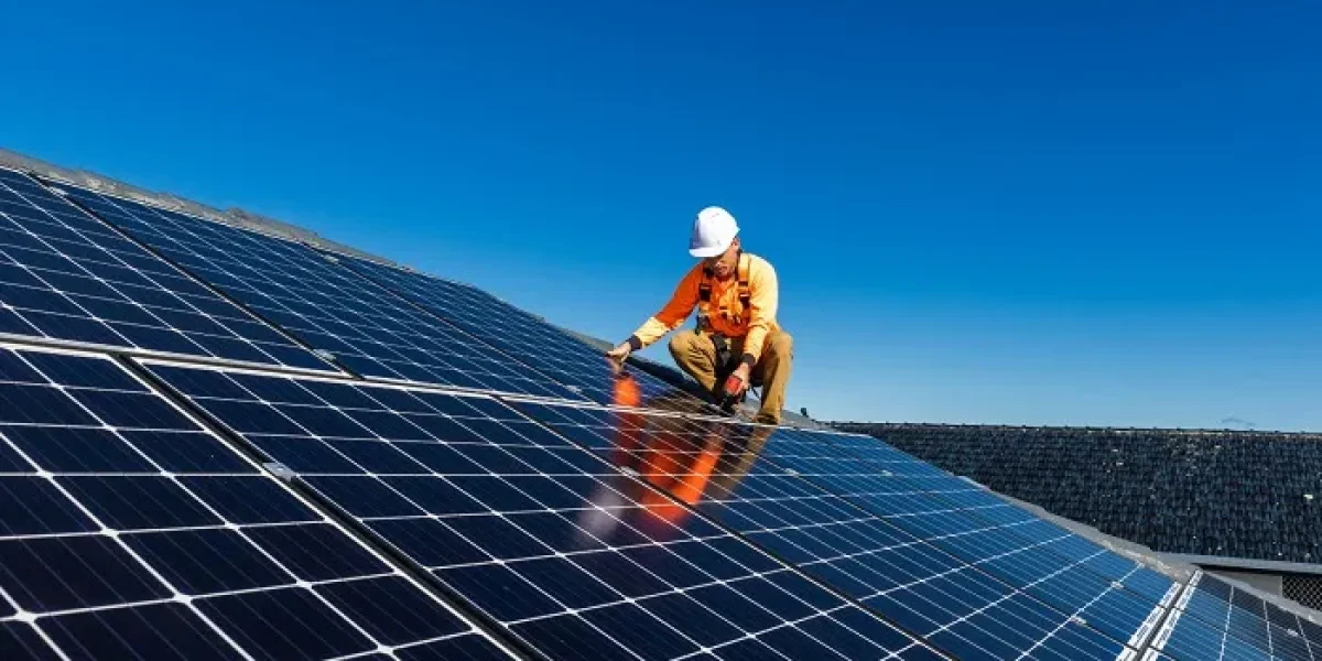 Solarni paneli ilustracija